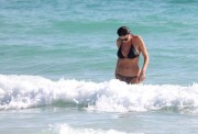 Lisa Snowdon at Miami Beach in a Bikini 02-02-11.